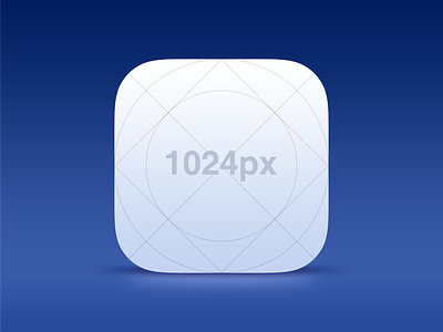 Free! iOS 7 Icon Template