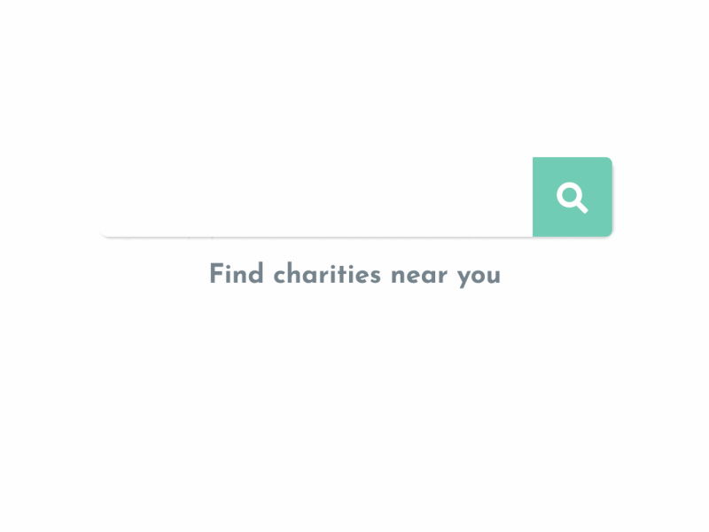 WhatCharity Search Onboarding