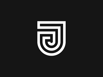 Personal Logo black j logo white