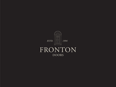 Fronton Doors logo logo vector