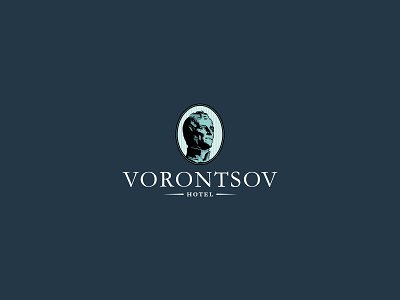 Vorontsov Hotel logo illustration logo vector