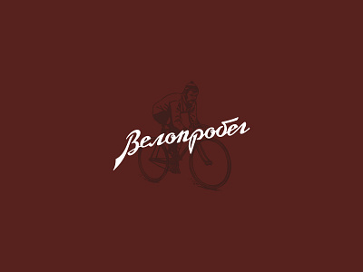 Veloprobeg Bike Shop logo illustration logo vector