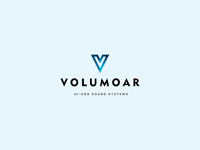 Volumoar branding illustration logo vector