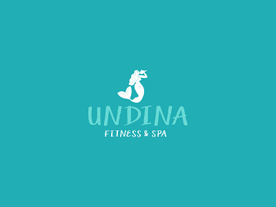 Undina Finess & Spa logo branding illustration logo vector