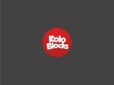 Kolo Blocks logo branding design illustration logo vector