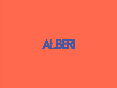 Alberi Doors logo branding illustration logo vector