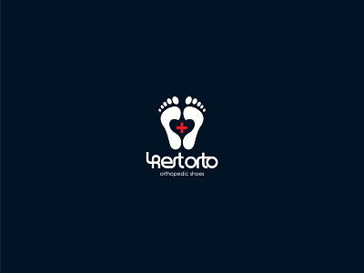 4RestOrto Logo branding design illustration logo vector