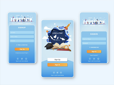 Education App UI Design