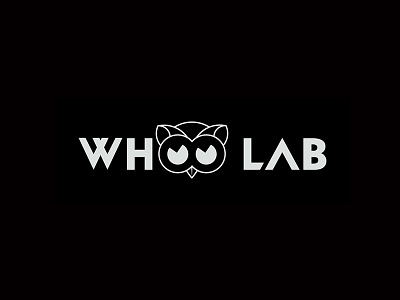 Whoo Lab branding design logo nature owl vector