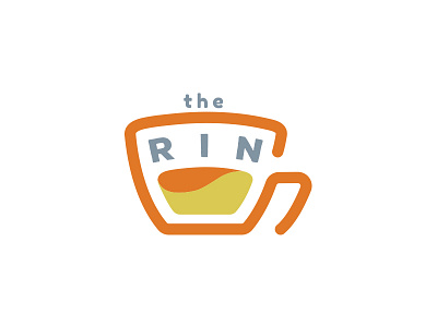 The Grind branding coffe shop logo mark the grind thirtylogos
