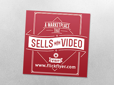 Flickflyer Square Sticker flickflyer font pairing sticker typography