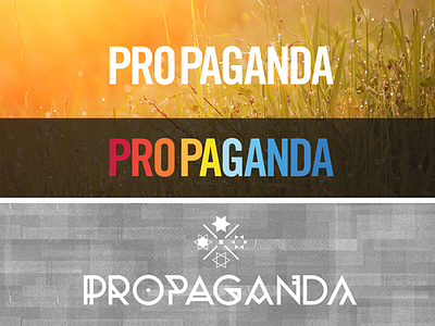 Propaganda Branding Type Draft #1 branding typeface