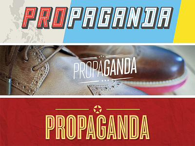 Propaganda Branding Type Draft #2 branding typeface