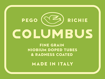 Columbus Pego Richie badge paint replacement