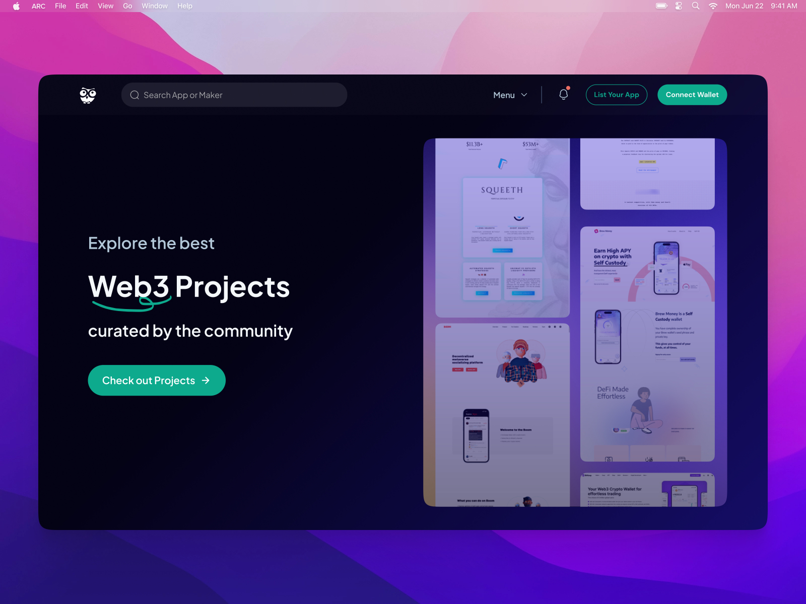 The Dapp List Redesign: Web3 Project Curated Community by Shashank ...