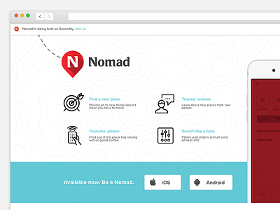 Nomad landing page map nomad