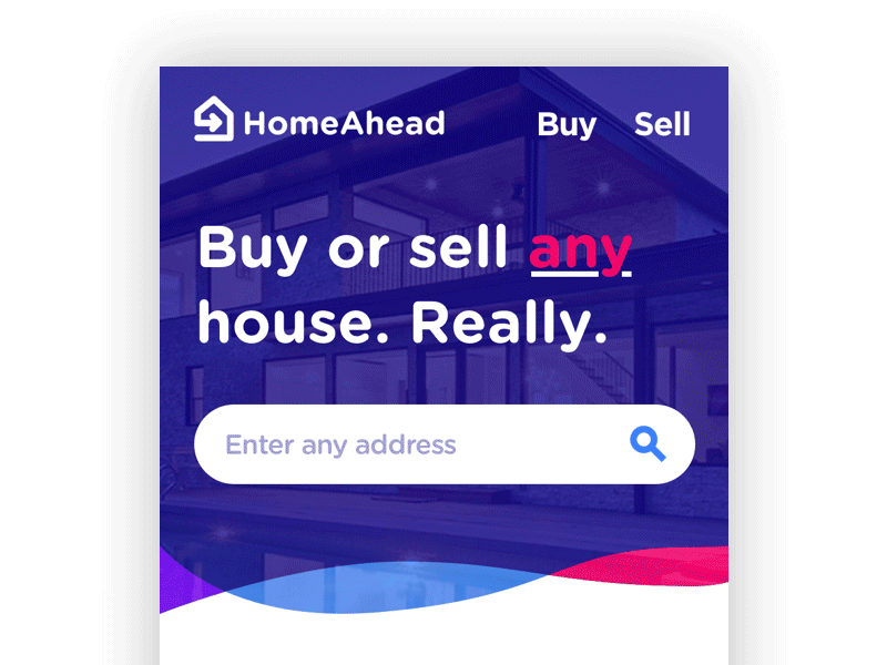 HomeAhead branding homeahead mobile design real estate