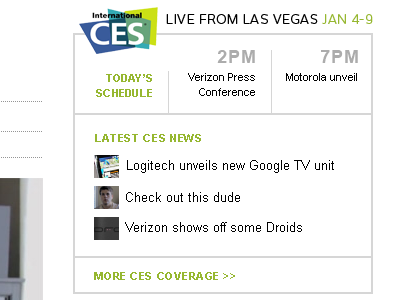 CES live coverage widget android android and me blog ces widget wordpress