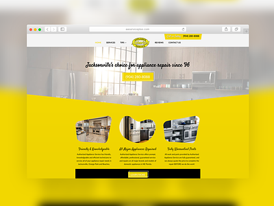 Authorized Appliance Service | Website Design