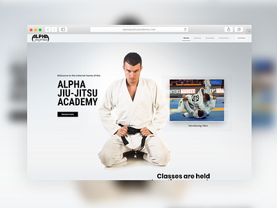 Alpha Jiu-Jitsu | Website Design