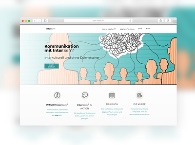 InterSem | Website Design app design presentation website sparkweb ui ux web design website website concept website design