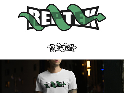 Reptek Logo Design logo logo design reptek snake logo