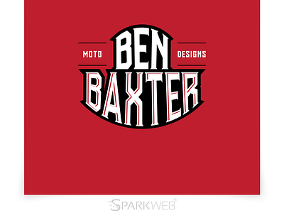 Ben Baxter - Logo Design baxter logo branding design illustration logo logo design moto logo motor logo motorcycle logo sparkweb typography vector