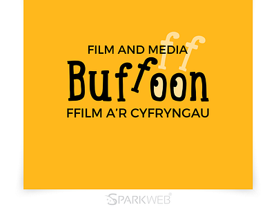 Buffoon - Logo Design branding buffon logo design film logo illustration logo logo design media logo sparkweb typography vector