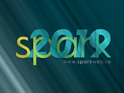 SparkWeb 2019 | Happy New Year! celebration design happy new year holiday illustration logo logo 2019 logo design typography