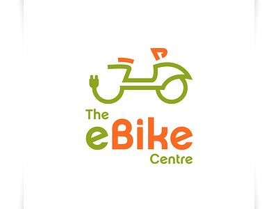 The eBike Centre - Logo Design bike logo branding bycicle logo design ebike logo eco logo electric logo icon illustration logo logo design scooter logo sparkweb typography vector