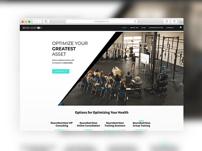 BrainIgnition.ca - Website Design