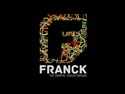 Franck Negative circle franck graphic design graphic design magazine logo magazine the graphic design ranger
