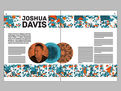 Layout Joshua Davis circle franck graphic design graphic design magazine layout magazine the graphic design ranger