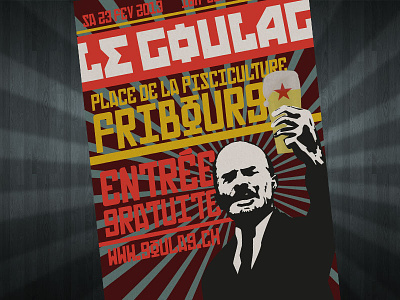 Le Goulag constructivism lenin poster propaganda