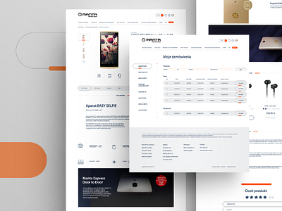 Web design for the Manta shop web design shop graphic