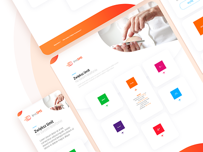 Landing page | LimitSMS app design flat graphic graphicdesign minimal ui ux vector web