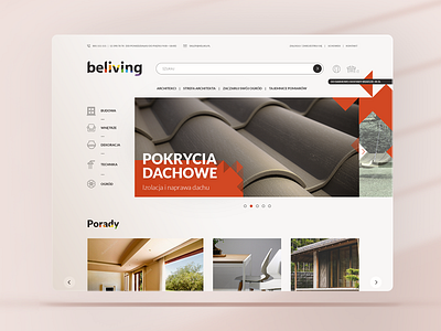 Project shop online | Beliving | 2018 collective creative design art flat graphicdesign interactive interface design minimal minimalism online page page webdesign projects shapes shop typography ui ux website workshop