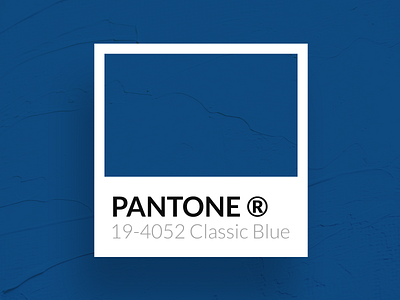Pantone 2020, 19-4052 Classic Blue blue classic design flat graphic graphicdesign minimal pantone pantone2020 paper photoshop typography vector