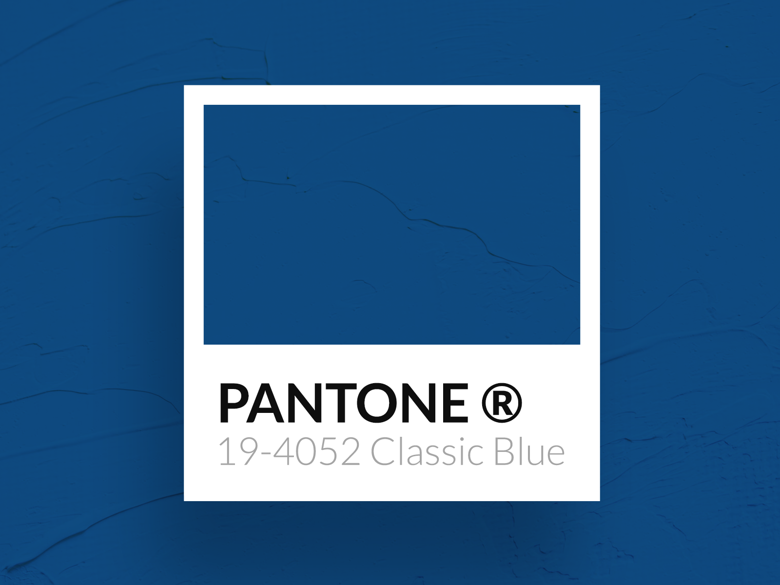 Pantone 2020, 19-4052 Classic Blue by Patrycja Michno on Dribbble