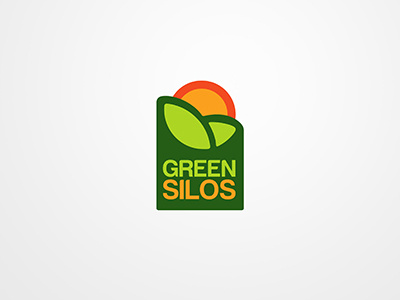 Green Silos Logo agriculture brand identity farm food food processing fresh fruit green logo vegetable