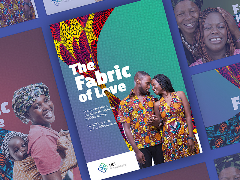 Fabric of Life; Campaign for HCI Heathcare by Gbenga on Dribbble