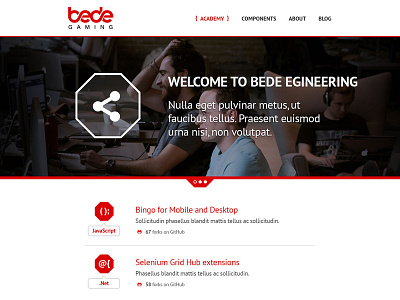 Bede Engineering Blog blog ui ux web design web development