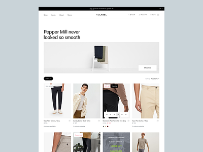 Minimalistic Menswear from Amsterdam – Ecommerce°01 amsterdam clothing coenen commerce design digital ecommerce ingmar minimal ui