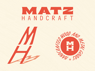 Matz Handcraft brand brand identity branding graphicdesign logodesign logos typography woodworking