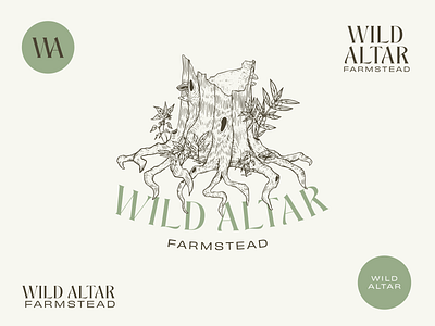 Logo & marks for Wild Altar Farmstead