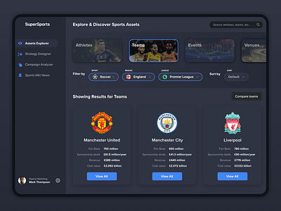 Sports Marketing Platform