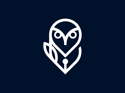 Vanderson Vieira Owl Logo Instagram concept design logo logo logotype minimalism owl