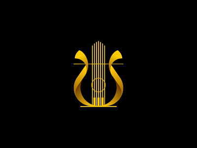 Vanderson Vieira Escola De Adoradores Dribbble golden ratio golden ratio logo gospel harp music shofar