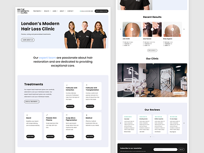 The Growth Clinic Website Design branding design desktop interface ui web website