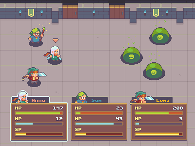 Pixel Rpg Mockup